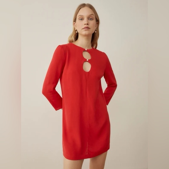Reformation Dresses & Skirts - Killian Dress Reformation Small Red USED